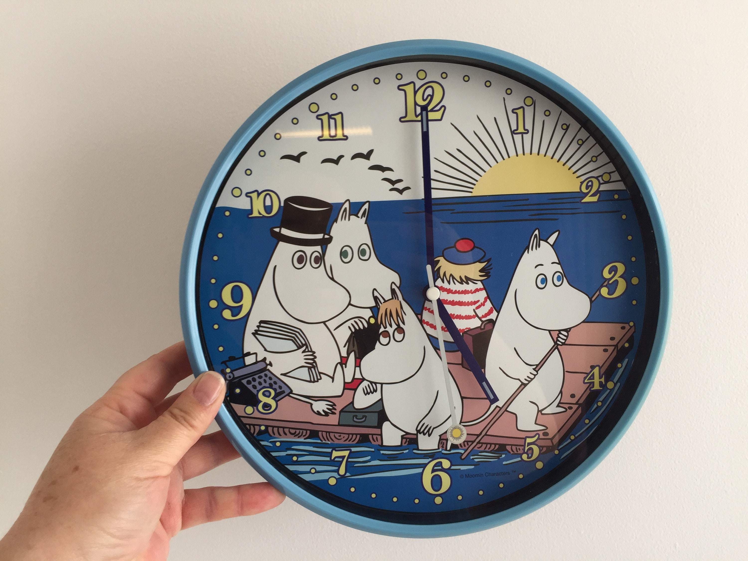 Moomin Wall Clock | Arabia Finland | Rare Wall Watch - Etsy