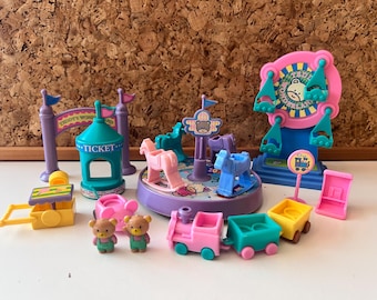 Teddy’s Wonderland Tivoli | Miniature Dollhouse Furniture and Bears | Adult Collector 1990s Toys