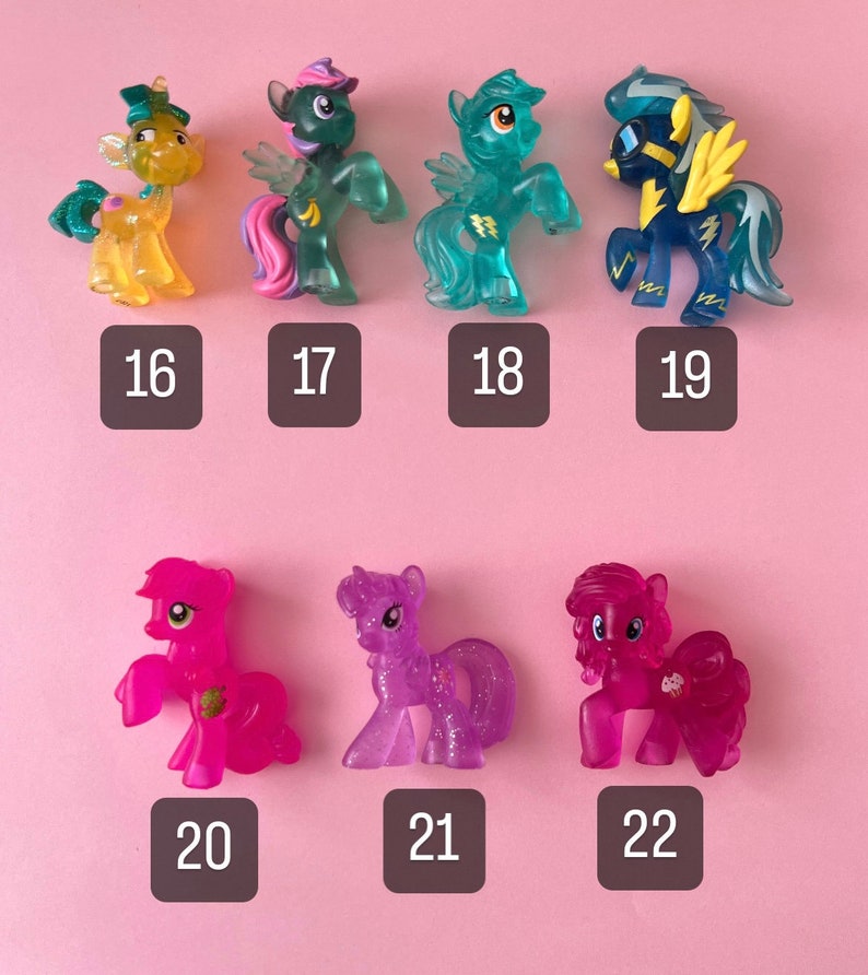 MLP G4 Figurines Pick & Choose dans un sac aveugle Mon petit poney Jouets de collection Hasbro Poneys colorés image 4