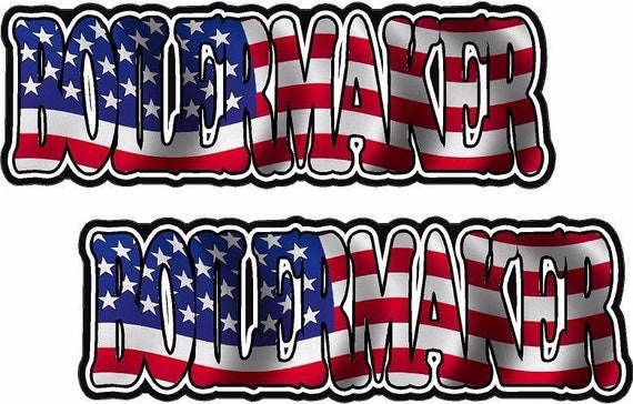 MAGNET 2-3/" American US USA United States flag SET shield decal badge hat M...