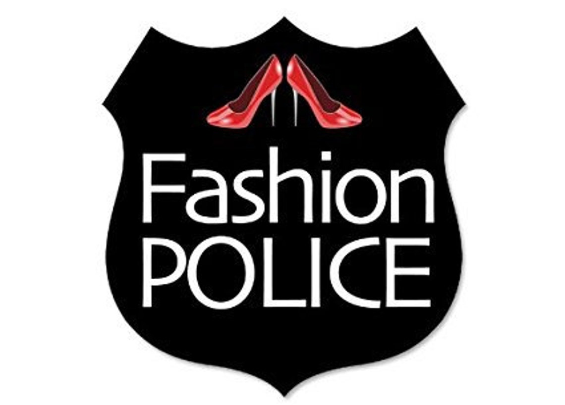 Fashion Police Badge Shaped Sticker fun funny red high heels Etsy