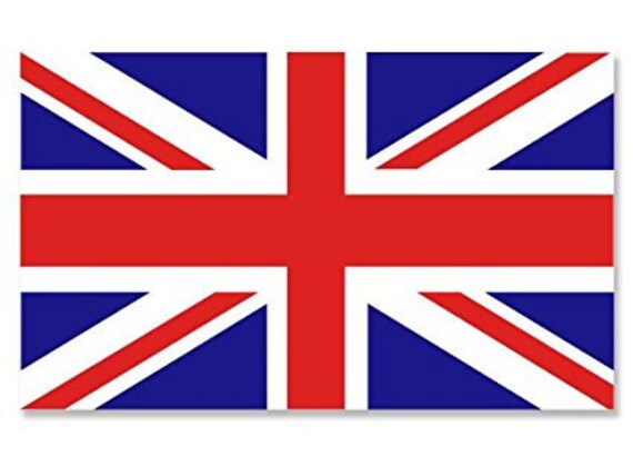 I Love Mini Union Jack Flag Car Sticker Window Sticker Decal Waterproof