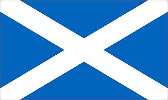 Scotland Flag Sticker Scottish St Andrews Cross Etsy