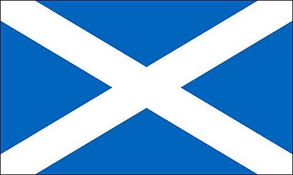 Scotland Flag Sticker Scottish St Andrews Cross Etsy