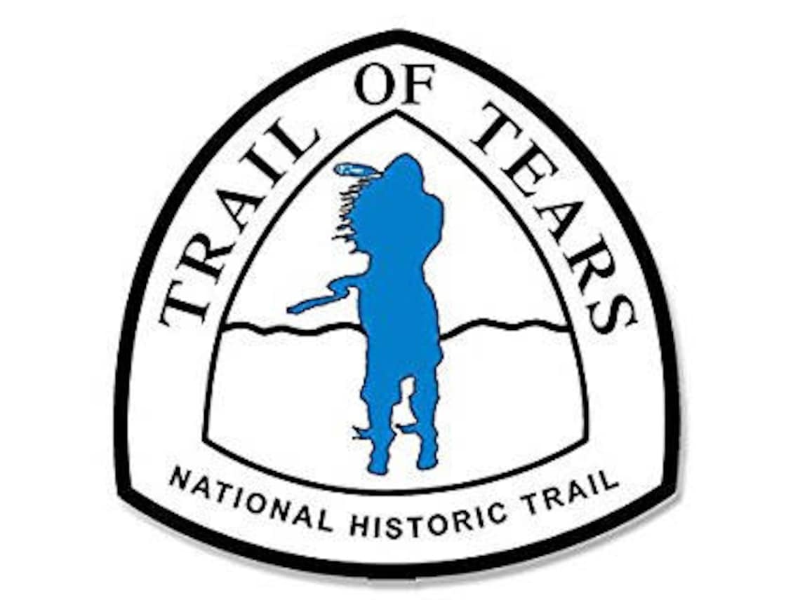 Trail of Tears National National Historic Trail Sign Shaped Etsy