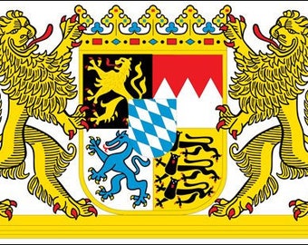 Bavaria Coat Of Arms Sticker (Germany Deutschland)