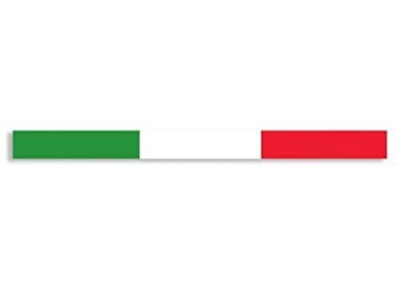 Autocollant Drapeau Italie traits 2/ uds.