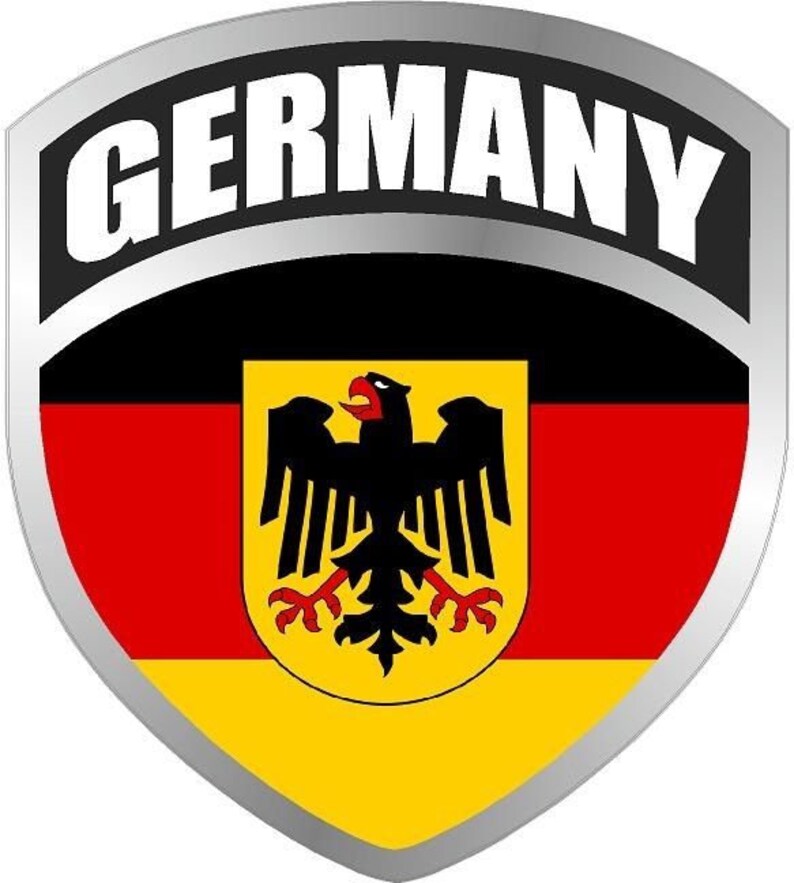 GERMAN EAGLE GERMANY FLAG BUMPER STICKER VINYL DECAL patriotic heritage pride 