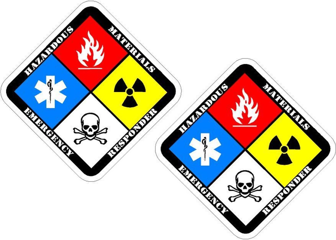 Magnet 2 3 X 3 Hazmat Sign Decal Warning Bio | Etsy