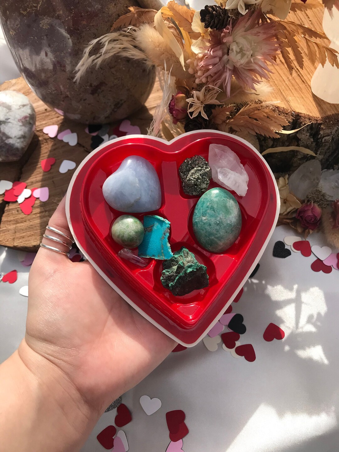 Small Blue Set, Crystal Set, Crystal Sets, Crystals, Crystal, Minerals, Pyrite, Turquoise, Tree