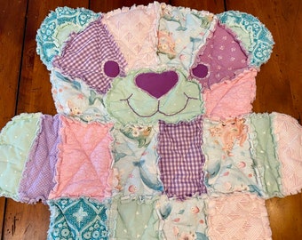 Bitty Bear, baby bear, baby girl quilt, baby shower, baby, nursery, girl, mom, baby blanket, quilt, pink, newborn, new baby, baby registry