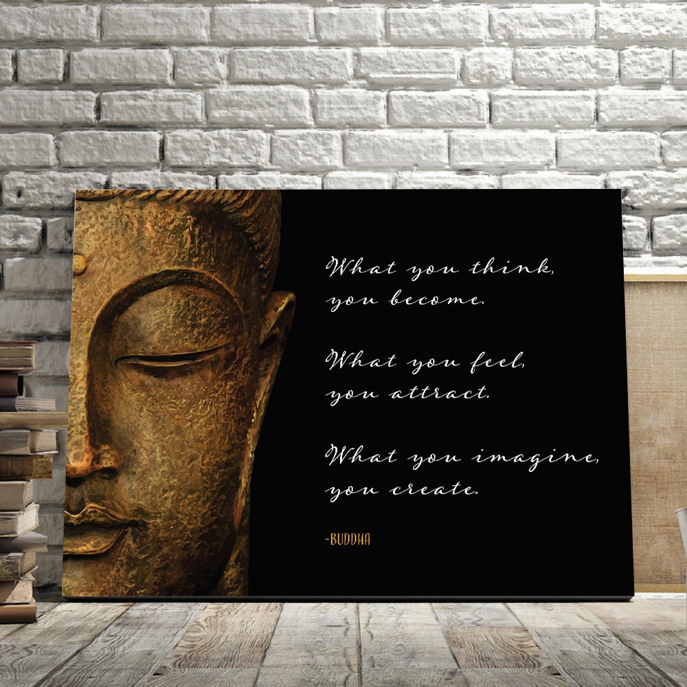 Typographic Print Wall Art what You Think You - Etsy