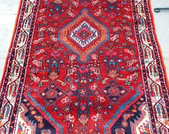 Vintage Medallion Persian Rug, 40.5" x 67" , D0109B