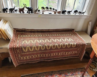 Turkmen Silk/ Wool. Extremely Fine Rug | 37" by 53" R0071