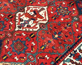 60" by 126" Semi-Antique Persian Panel rug