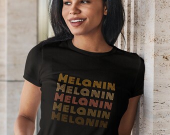 Camicia Melanina, Camicia Lingua Segno, Sfumature di Nero, Melanin T Camicia, Amore La Tua Pelle, Camicia Amore Nero, Orgoglio Nero, BLM, Nero Vite Materia