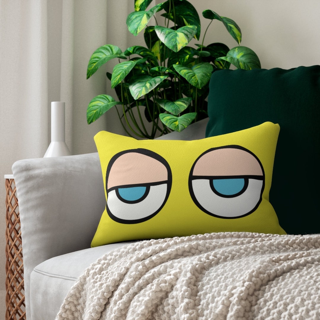 Googly Eyes Pillow, Retro Cushion, Couples Gift, Anniversary Gift