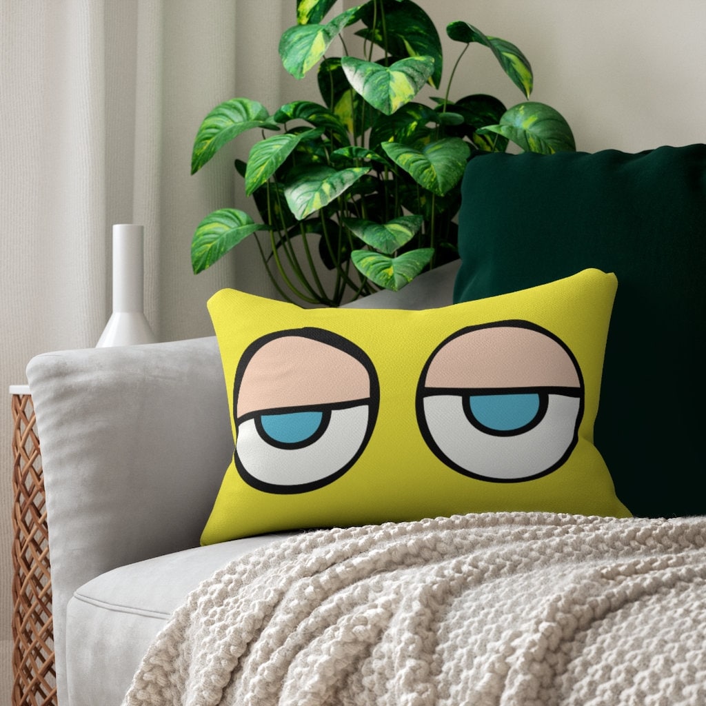 Googly Eyes Pillow, Retro Cushion, Couples Gift, Anniversary Gift