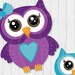 OWL DECORATIONS Purple and Teal, Owl Party Decorations, Owl Baby Shower ...