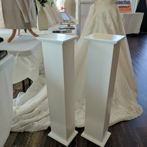 Set of 2 36 Pedestal Floor Vases/wedding Etsy