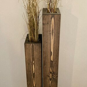 Set-24 and 18 Rustic Floor Vases/Wood Vase/Home Decor/Decorative Vase/Home and Living/Living Room Decor/Handmade/Free Shipping image 6