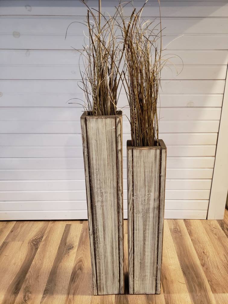 white floor vase, entryway decor, porch vase, home, farmhouse decor