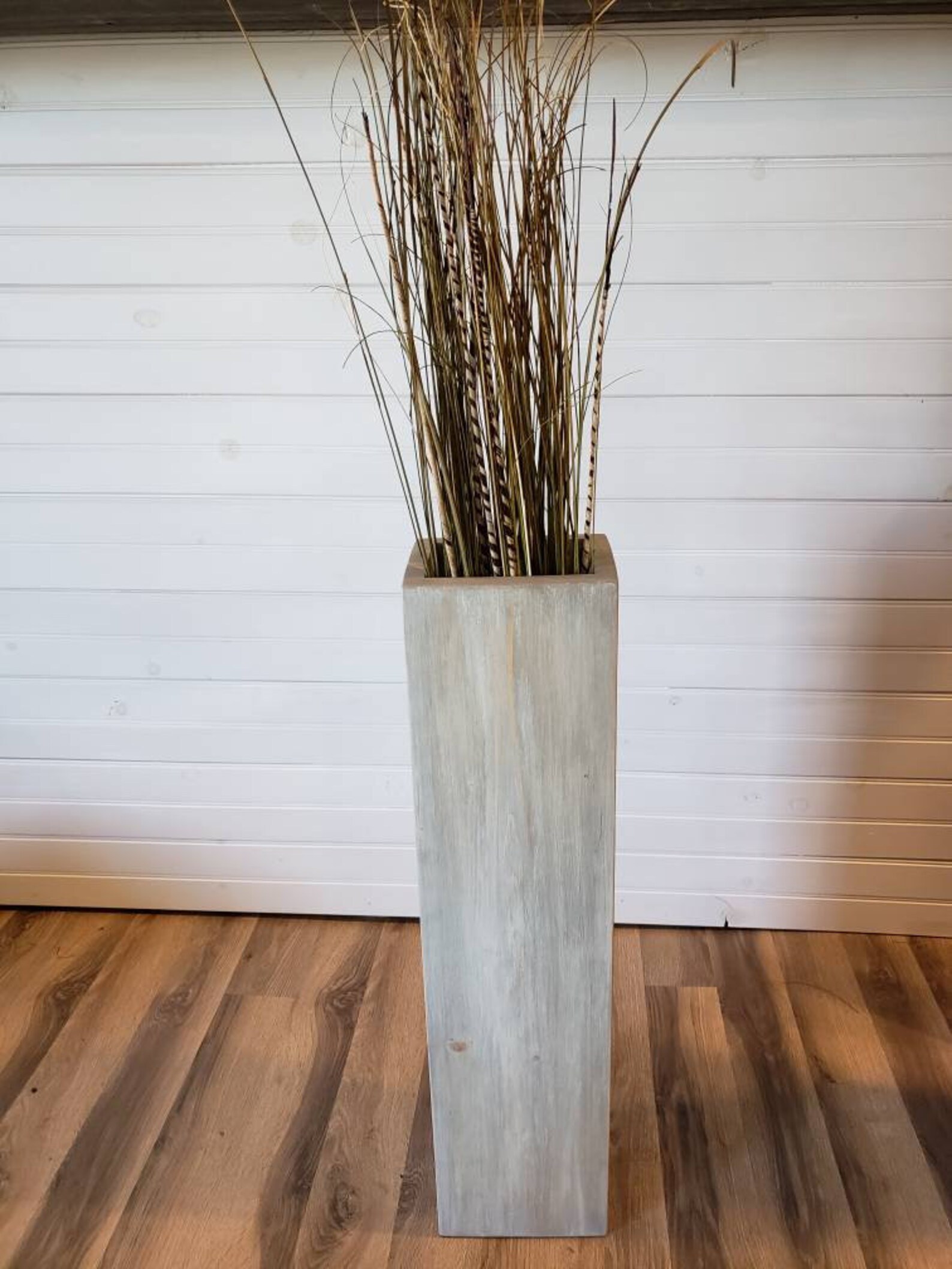 Large Rustic Wood Floor Vase/wood Vase/home Decor/home and - Etsy
