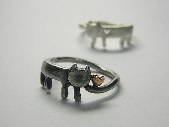 Bague miaou sale