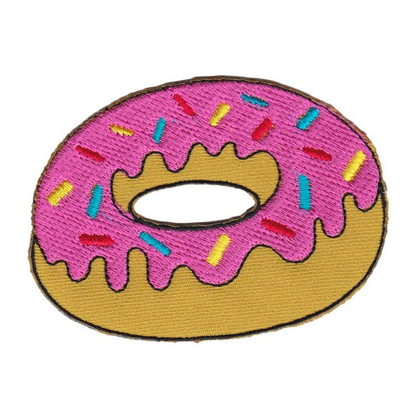 bf98 Doughnut Donut Cake Iron on patches Embroidery Application +++ Free Shipping +++