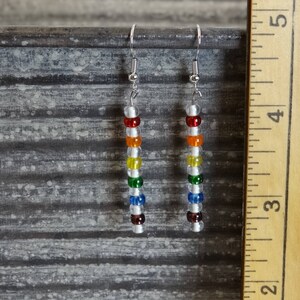 Rainbow Pride Earrings image 2