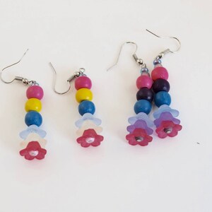Bisexual & Pansexual Pride Earrings