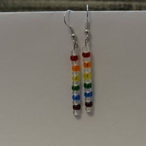 Rainbow Pride Earrings image 3