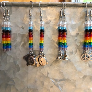 Inclusive Pride Flag Earrings