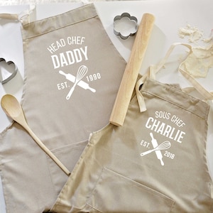 Personalised Cotton Apron Adult & Children's Sizes image 7