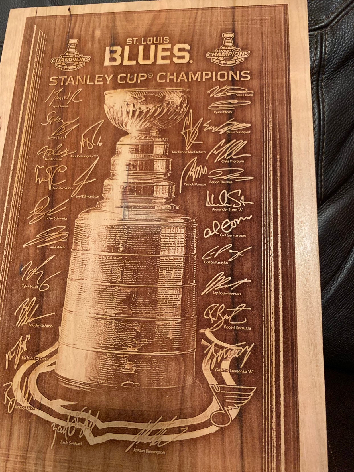 St. Louis Blues Stanley Cup Engraving Etsy