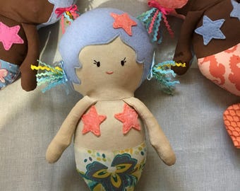 Mermaids Handmade of quality cotton fabric