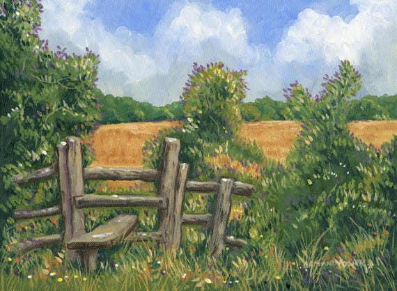 THE STYLE - Original oil painting on stretched canvas by Armand Foster - 16" x 12"