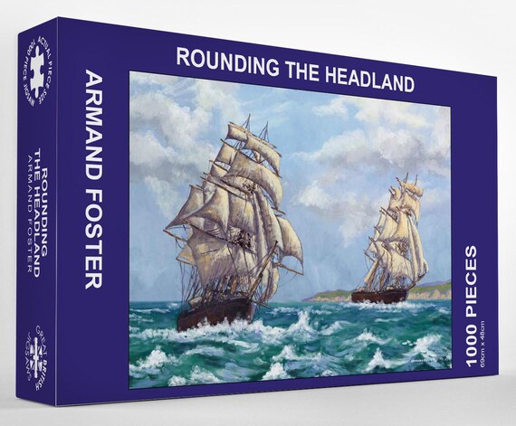 ROUNDING the HEADLAND - 1000 piece JIGSAW by Armand Foster