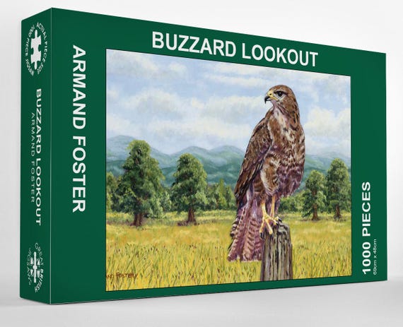 BUZZARD LOOKOUT - 1000 piece JIGSAW by Armand Foster