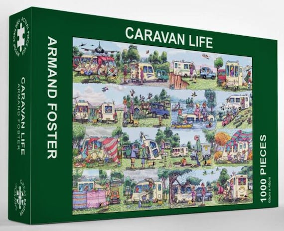 CARAVAN LIFE 1000 piece JIGSAW by Armand Foster