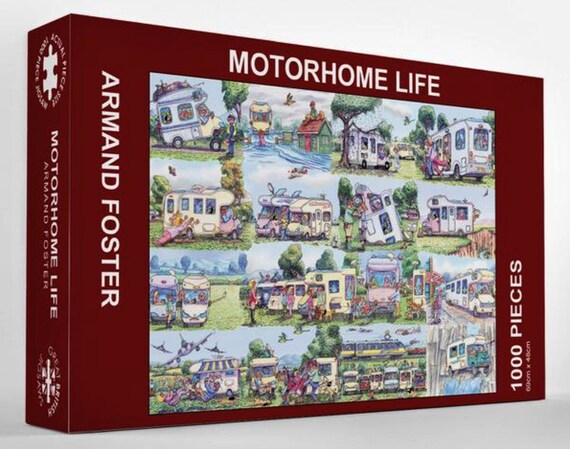MOTORHOME LIFE 1000 piece JIGSAW by Armand Foster