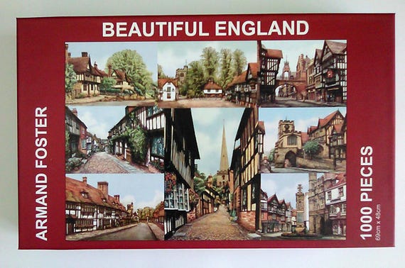 BEAUTIFUL ENGLAND - 1000 piece JIGSAW by Armand Foster