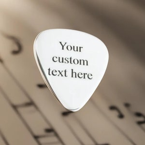 Custom Engraved Guitar Pick