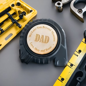 CUSTOM Tape Measure for Grandpa Gift -  Gift for Husband Engraved Tape Measure - Personalized Tape Measure for Fathers Day -