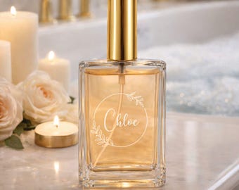 Personalized Perfume Bottle - Custom Handwriting Engraved Gift