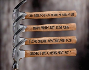 Engraved Hammer, Personalized Hammer - Gift for Dad - Personalized Tool, Housewarming Gift - GROOMSMEN Gift - Groom Gift