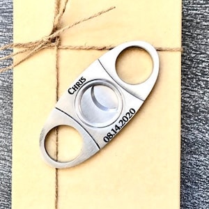 Cigar Cutter Personalized, Cigar Cutter Engraved, Cigar Cutter Groomsmen