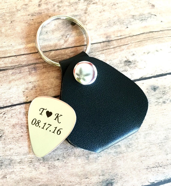 Porte-clés avec poche pour médiators – Cadeaux pour Musiciens