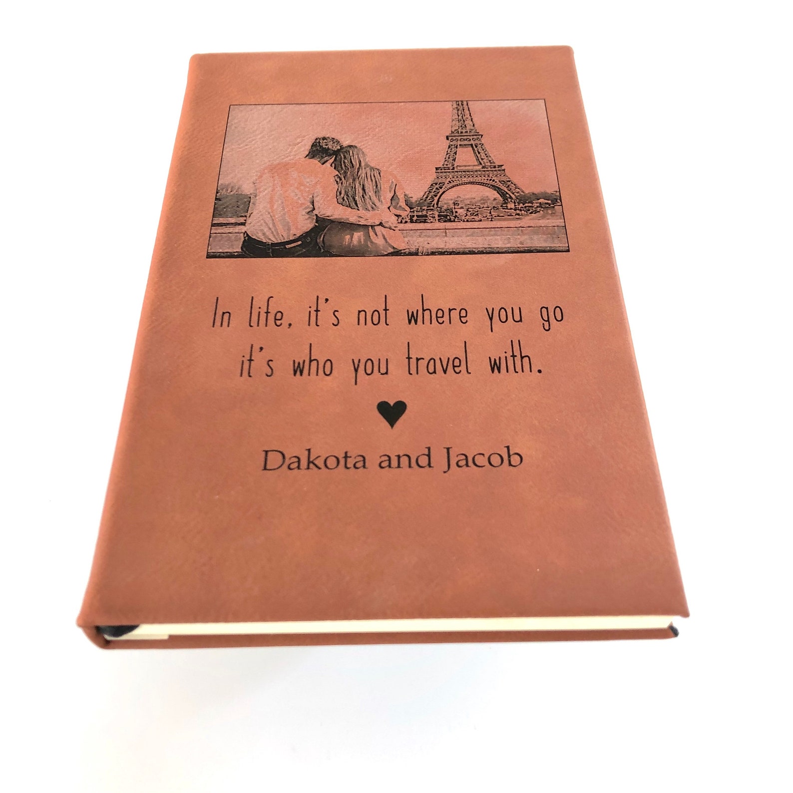 PERSONALIZED Travel Journal Custom Travel Journal Memory Etsy