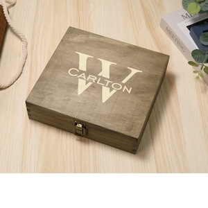 Personalized Wood Memory Keepsake Box, Family Tree Keepsake Box, Personalized Gift Box, Personalized Wedding Memory Box, Photo Box image 5